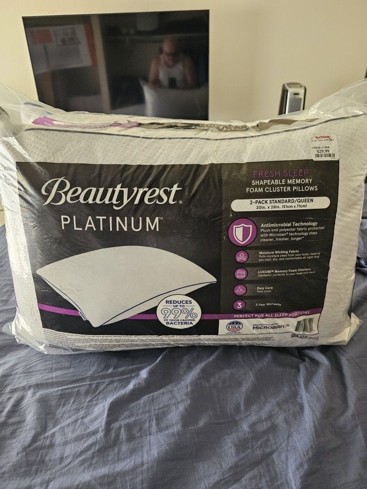 New Pair Beautyrest Pillows