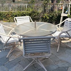 Patio Chairs And Table 