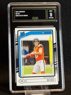 2024 Donruss 🔥 Bo Nix 🔥 Rated Rookie GMA 9 Mint 💎 - Denver Broncos
