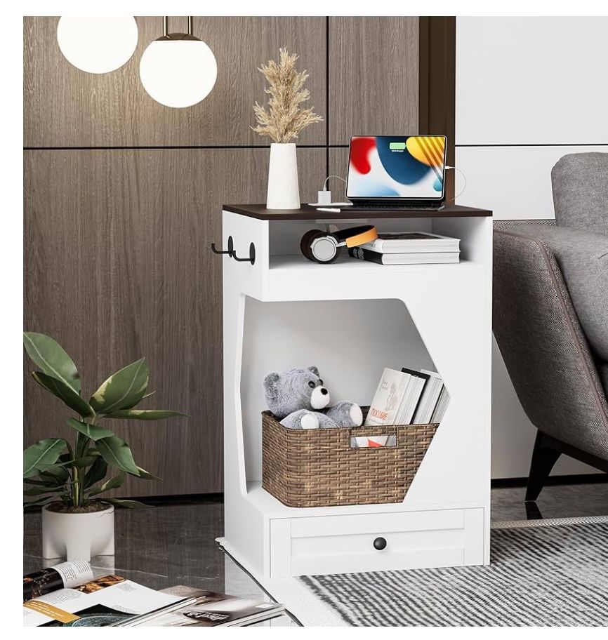 Side Table With Multiple Use