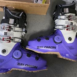 2025 Salomon Shift Alpha BOA 130 Flex - Alpine Touring Ski Boots - Size 27/27.5