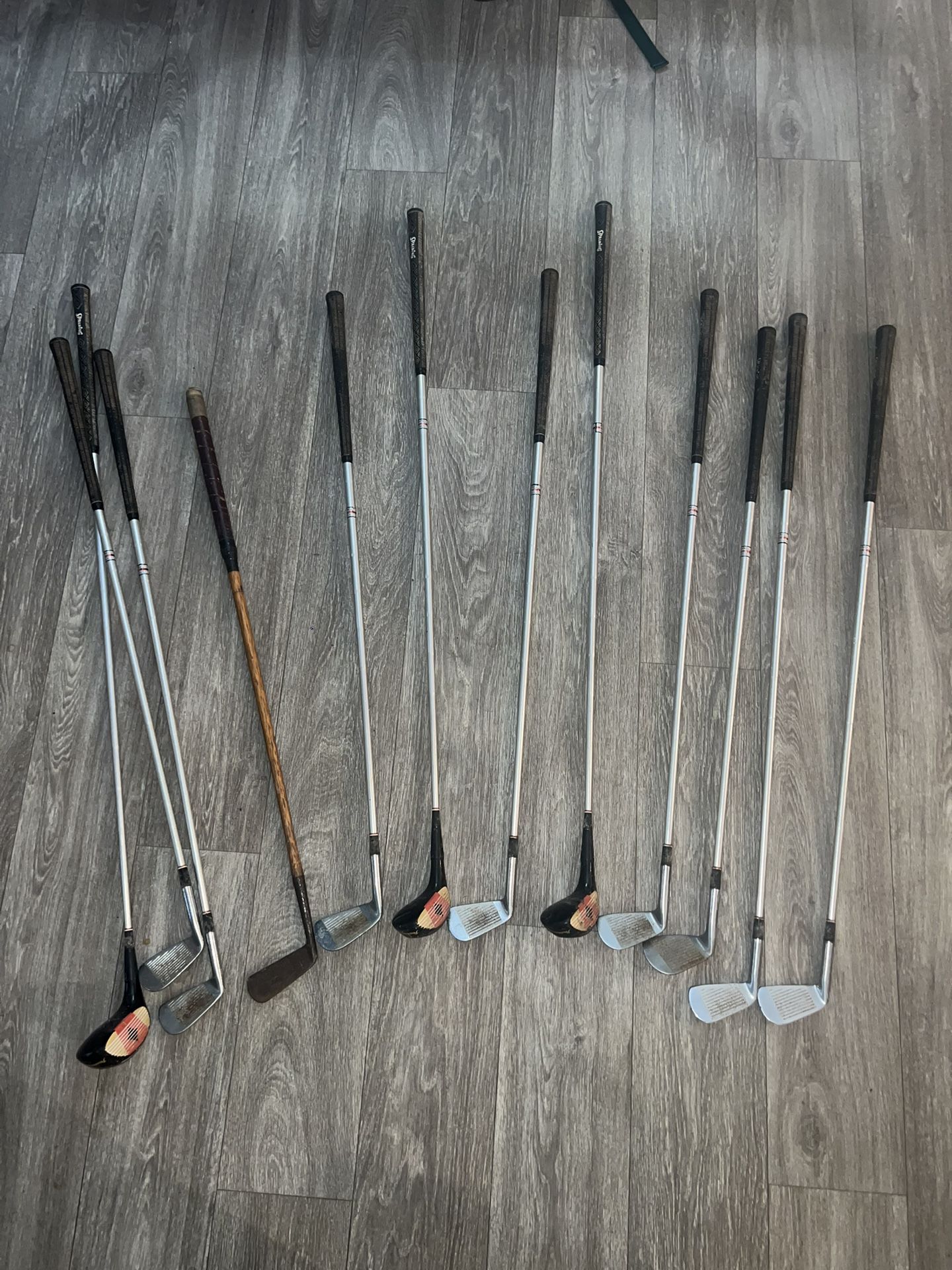 Old school Spalding Golf Clubs