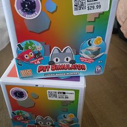 Pet Simulator Lucky Box Playset X2 Ages 6+