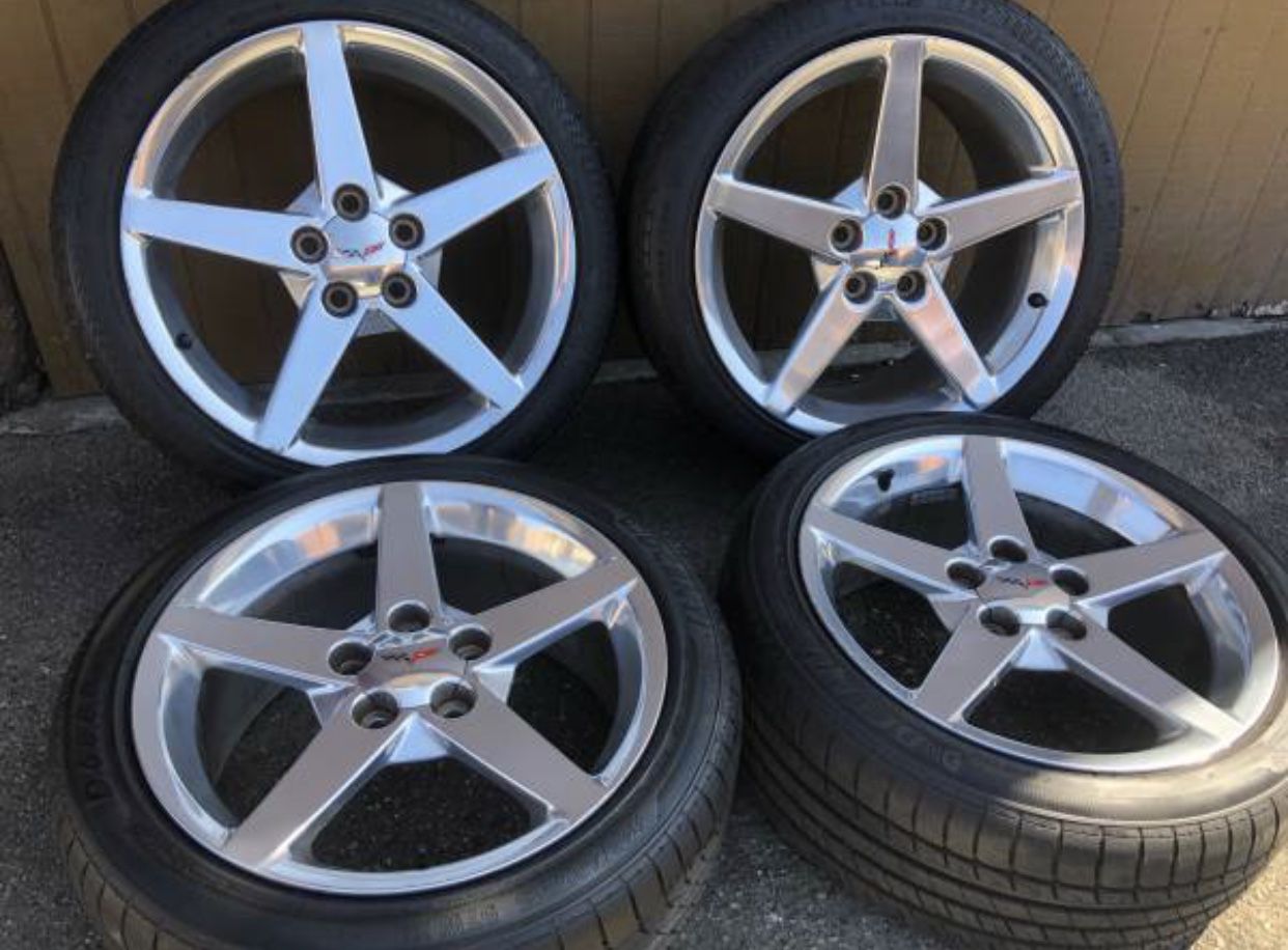 Corvette c6 wheels rims tires OEM Factory