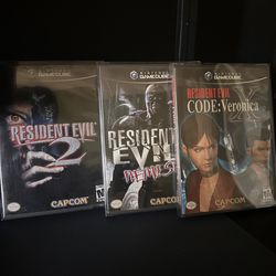 Resident Evil 2, 3, Code Veronica GameCube