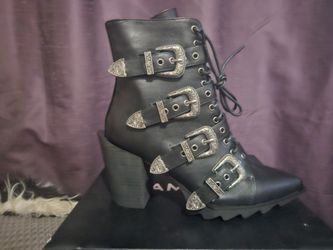 Black LAMODA Winklepickers