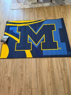 University of Michigan Wolverines Area Rug