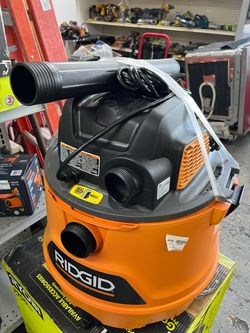 New RIDGID 14 Gal 6.0 HP Wet/Dry Vacuum — Excellent Condition + Blower Function