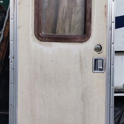 Travel Trailer Door With Frame