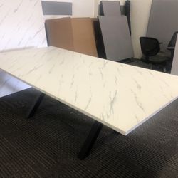 Marble Style Table In Wood  4 By 8
