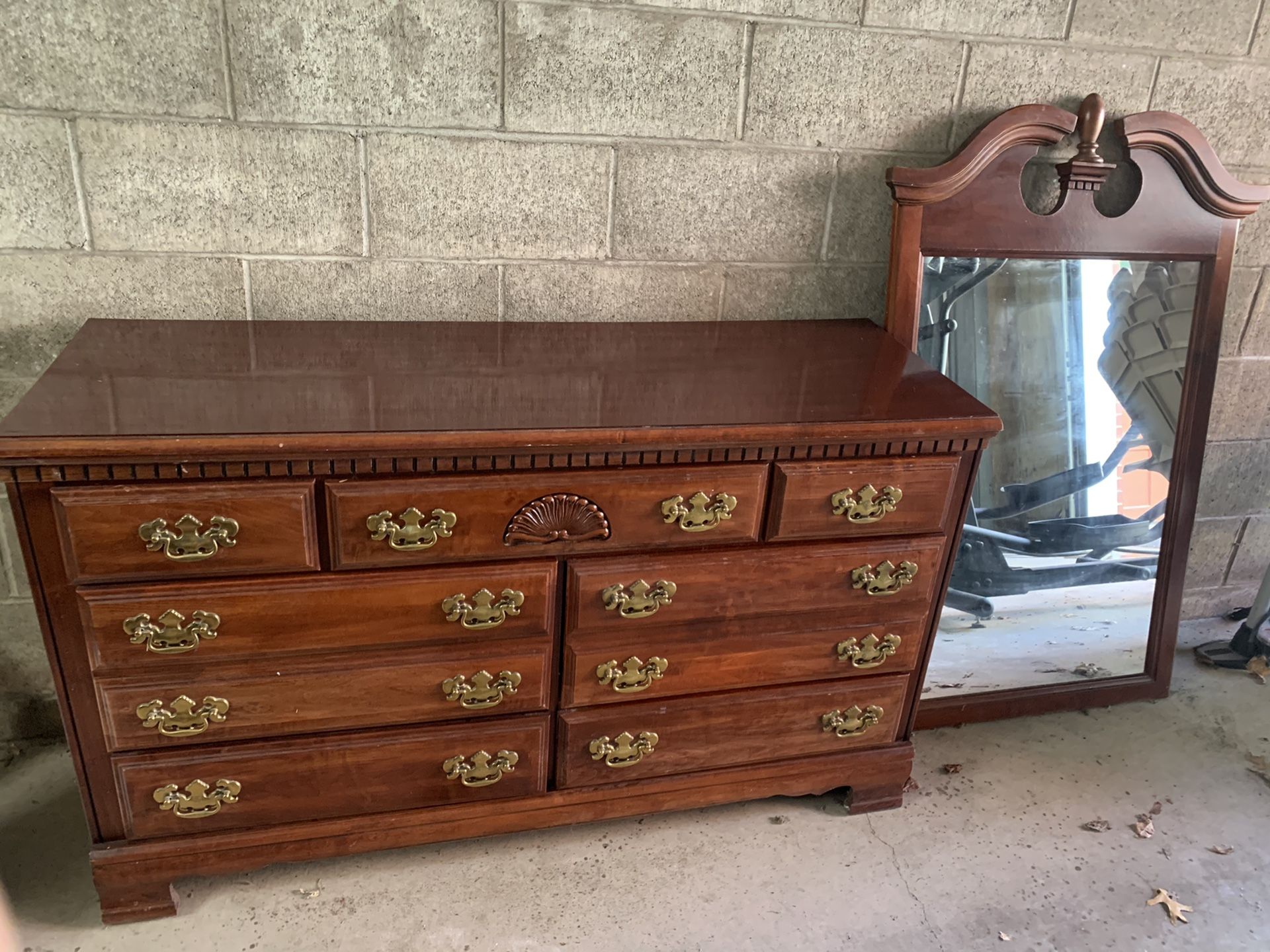 Dresser and mirror made in USA