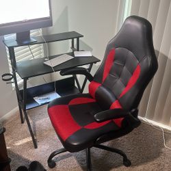 Computer Desk And Gaming Chair 