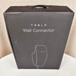 Tesla wall connector level 2 hardwired electric vehicle ev charger 
