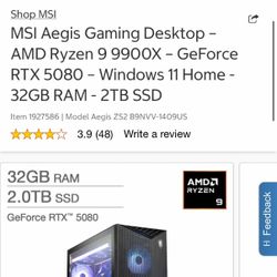 Msi Aegis gaming Desktop 