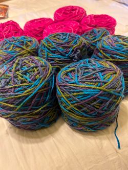 Multicolor Yarn Balls Bundle