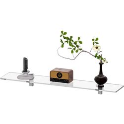 Acrylic Floating Console Table, Wall Mounted Console Shelf for Entryway, TV, Bedroom, Living Room, Clear Floating Entry Table, 39.4" W x 7.5" D