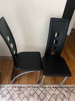 Two dining chairs