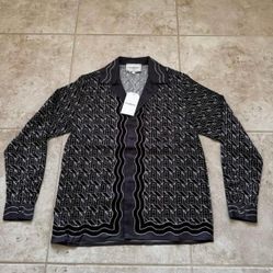 Casablanca Button Sleeve Shirt Silk Fabric Any Colors 