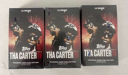 2021 Topps Lil Wayne Tha Carter IV Trading Card Collection Factory Sealed Box lot of (3)