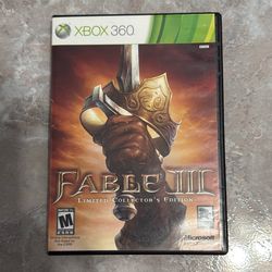 Fable III Limited Collector’s Edition (Xbox 360) Complete In Box