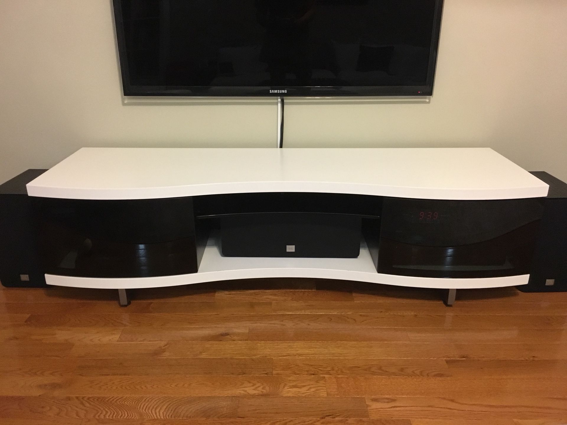 Bdi Ola Media Cabinet Tv Stand For
