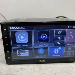 Boss Elite Car Stereo Bluetooth Apps Carplay Android Navigation New Condition $80