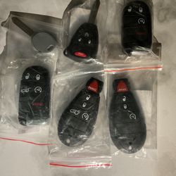 Llaves Para Jeep Chrysler Dodge Key For Parts Or Replacement 