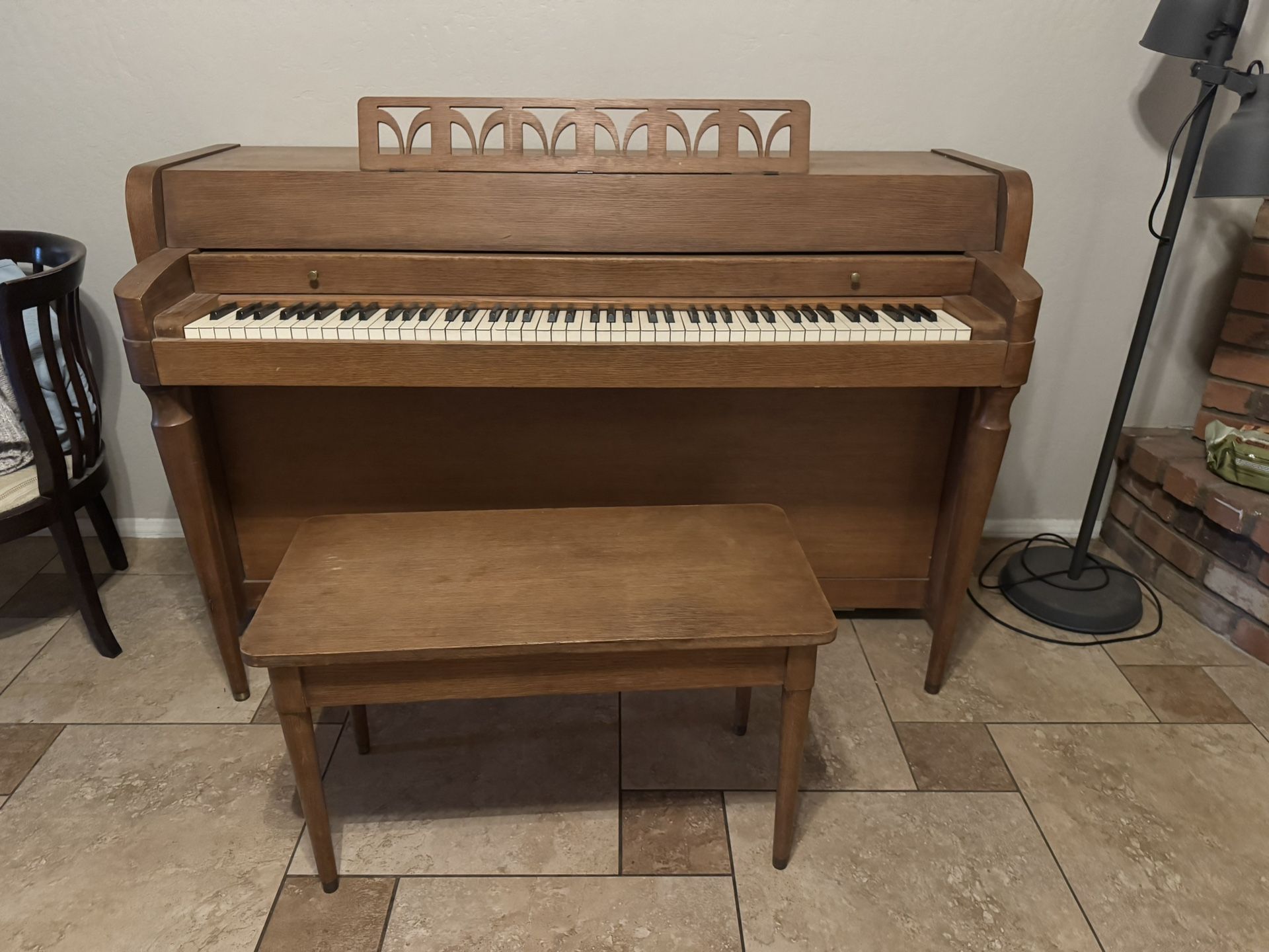 Baldwin Upright Piano, Mid-century