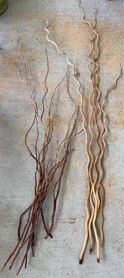 Birch Wood Sticks & 4 white sticks  Gently used