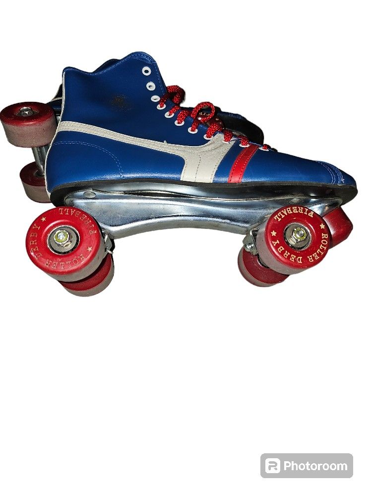 1970S ROLLER DERBY ROLLER SKATES GREAT CONDITION BARLEY WORN (MEN'S 8)