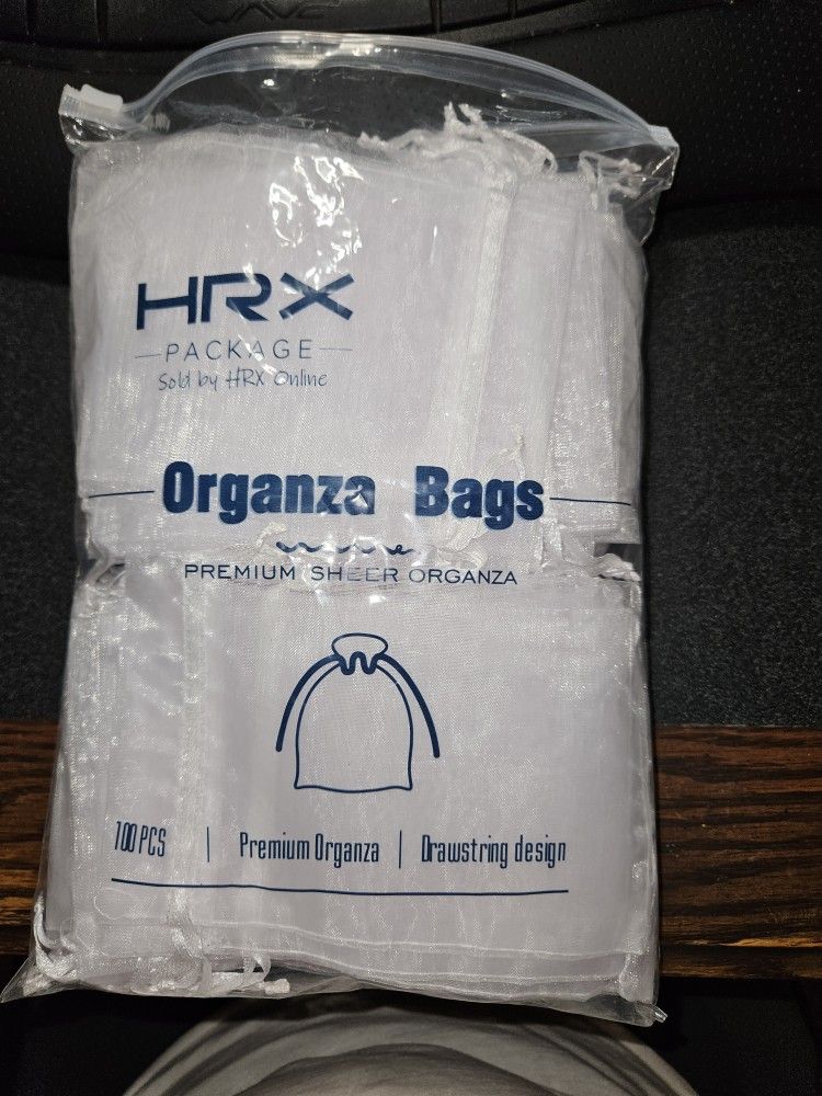 Drawstring Organza Bags