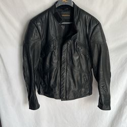Yamaha Leather Motorcycle Jacket Size 42