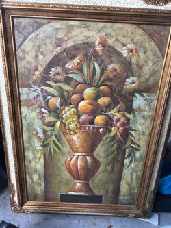 Framed Fruit Still Life