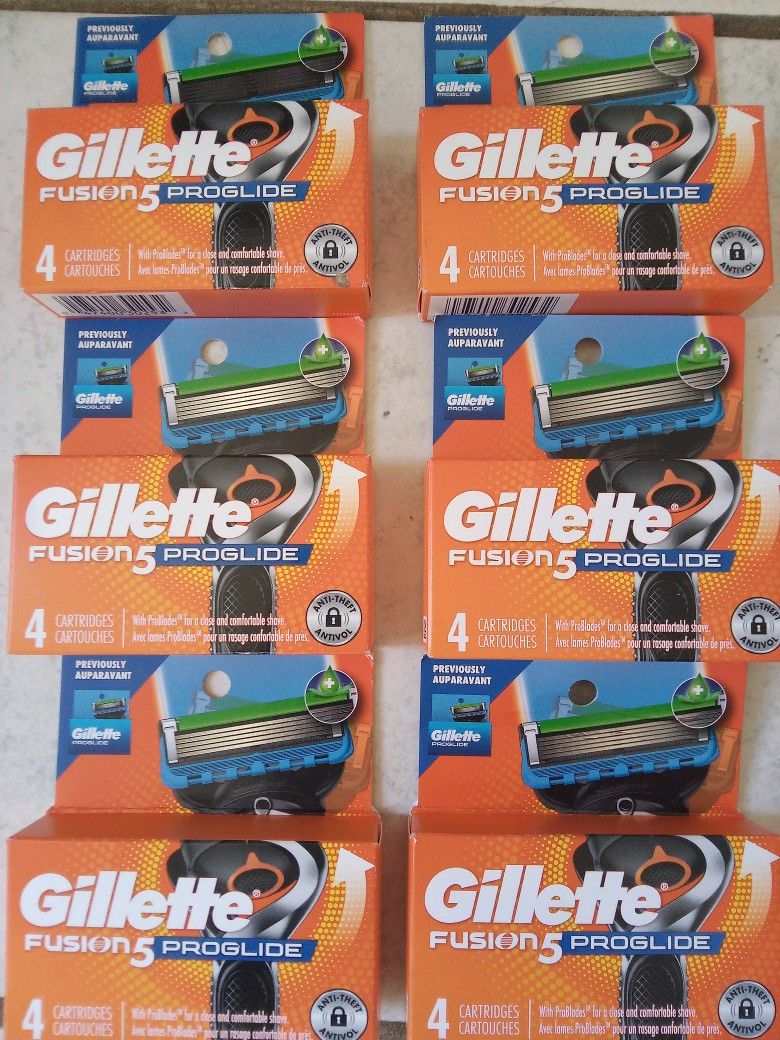 Gillette Fusion Proglide Cartridges