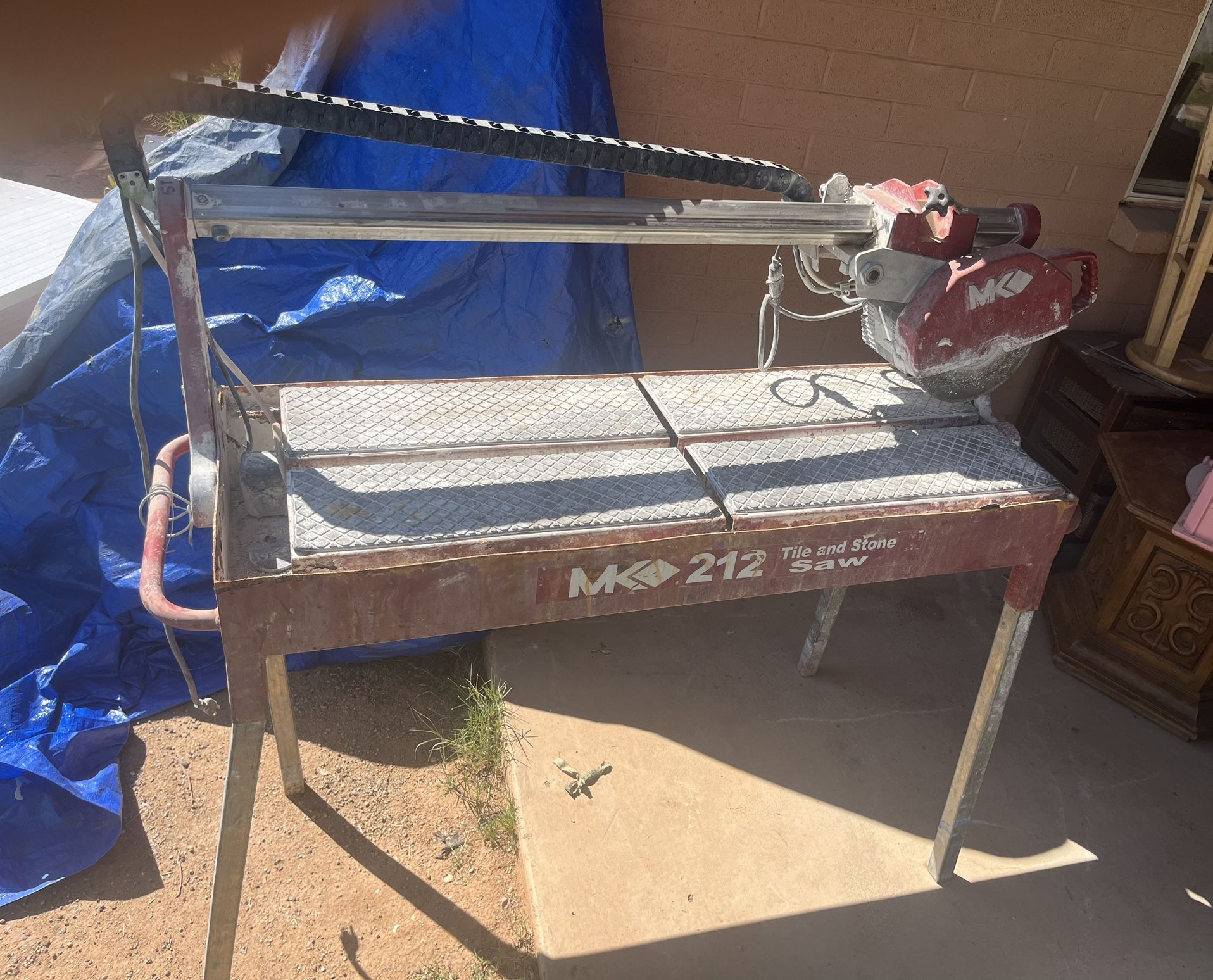 MK 212 Tile & Stone Saw Paver Cutter Construction General Electric Tools Home Improvement Cutter Floor Veneer