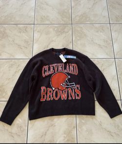 Abercrombie & Fitch Cleveland Browns Adult M Crew Sweatshirt