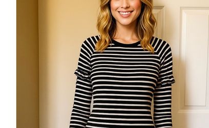 Black And White Dress Women’s Size S/M