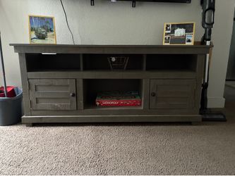 Living room tv stand with storage on the bottom