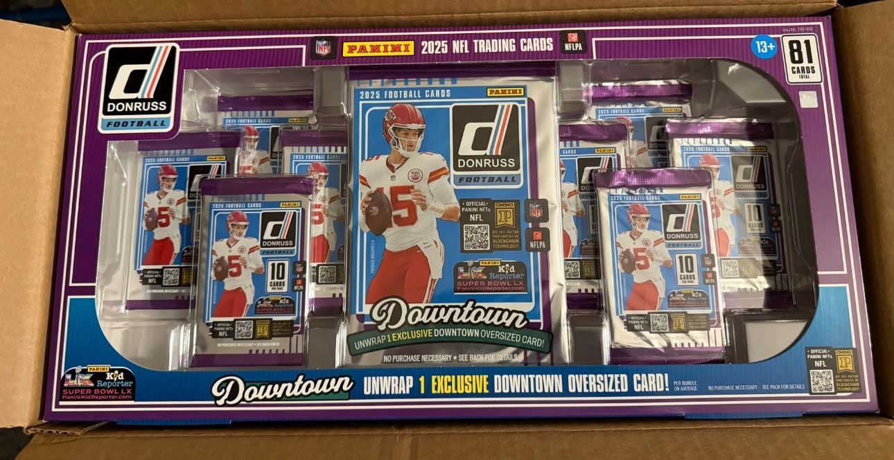2025 Donruss NFL Football Costco Bundle Box Brand New