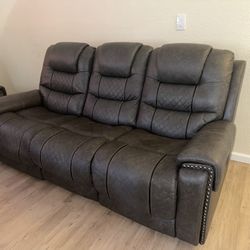 Recliner Leather Couches