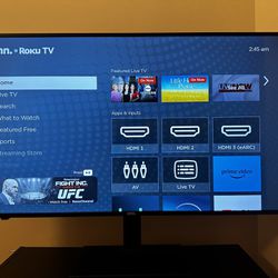 50” Roku 4K smart TV + TV Stand