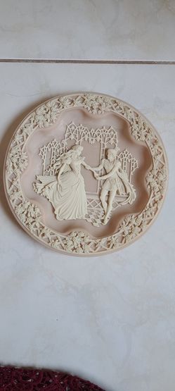 Hamlet and Ophelia Shakespeare Plate