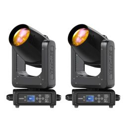 2 Moving Head Gobo Spot Lights And Fog Machine