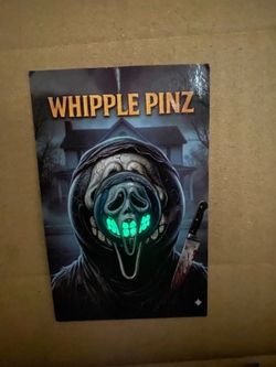 Whipple Pinz Scream Coin Glow In The Dark