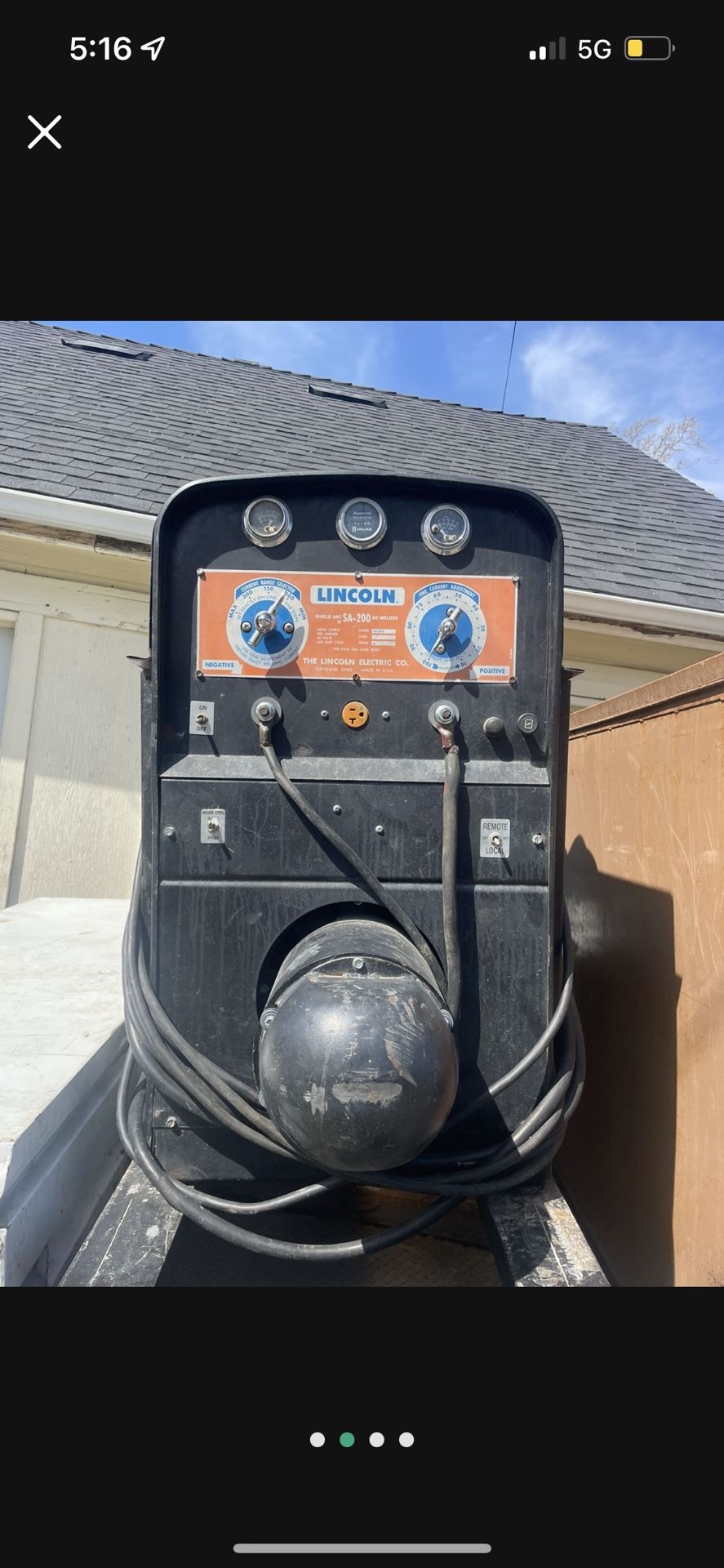 1962 Sa200 Gas Lincoln Welder