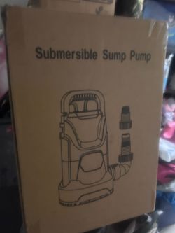 Submersible Sump Pump in Box