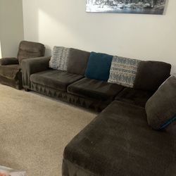 Sectional Couch & Recliner 