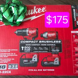 Milwaukee 2 Tool Kit 