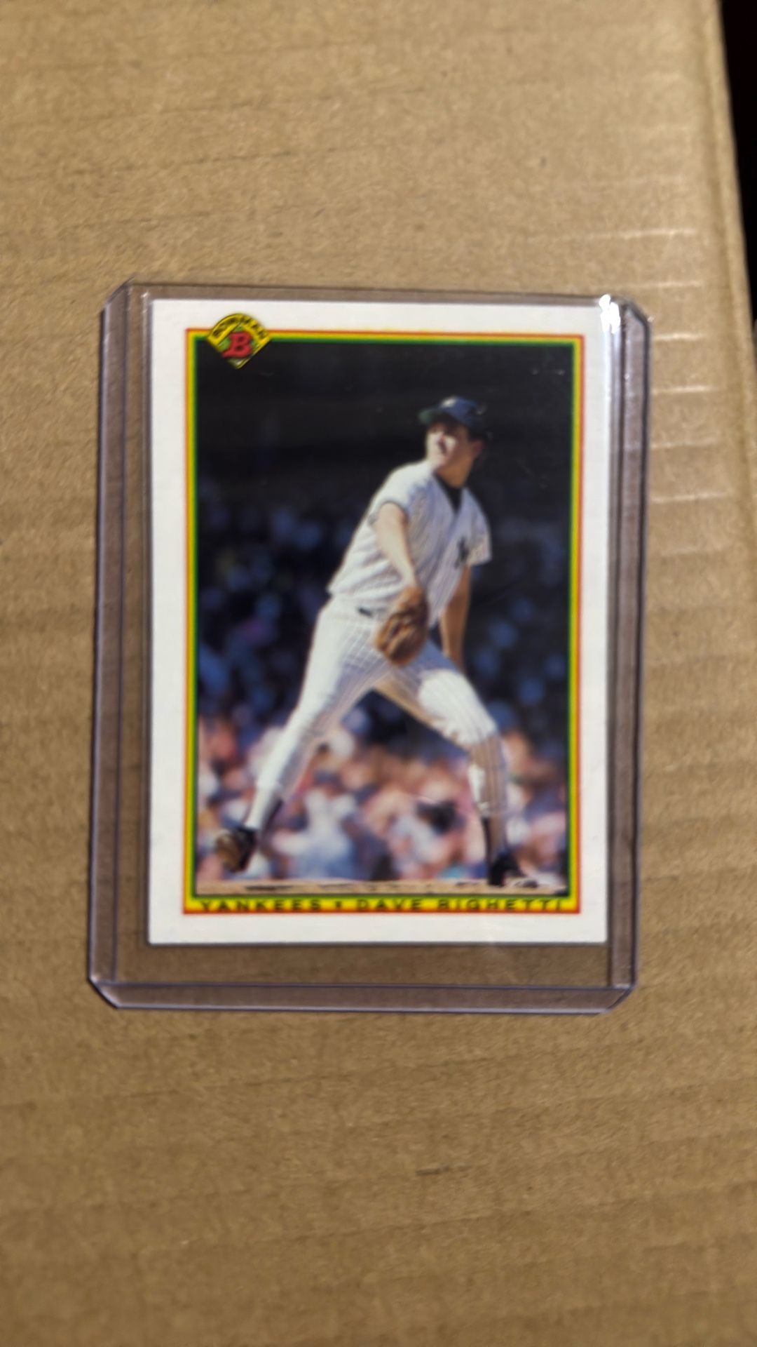 1990 Bowman Dave Righetti #426