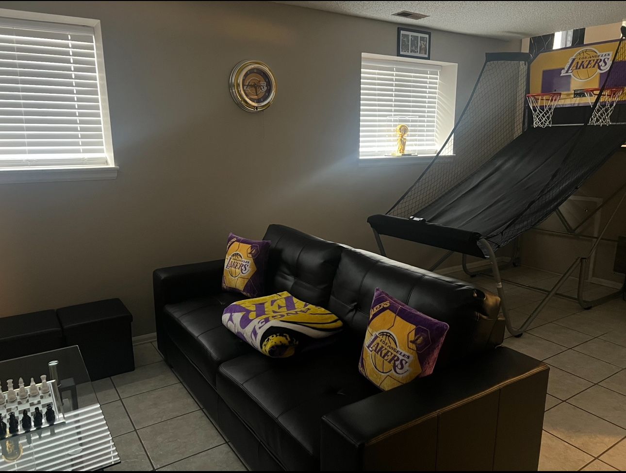 Black Leather Couch